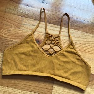 NWOT Free People intimately ribbed bralette